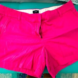 J Crew hot pink 3 inch shorts size 12